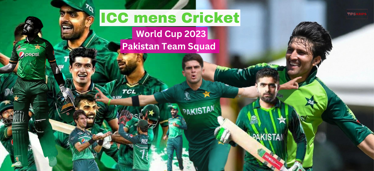 Pakistan cricket team squad 2023 world cup with different players of Pakistan Cricket team